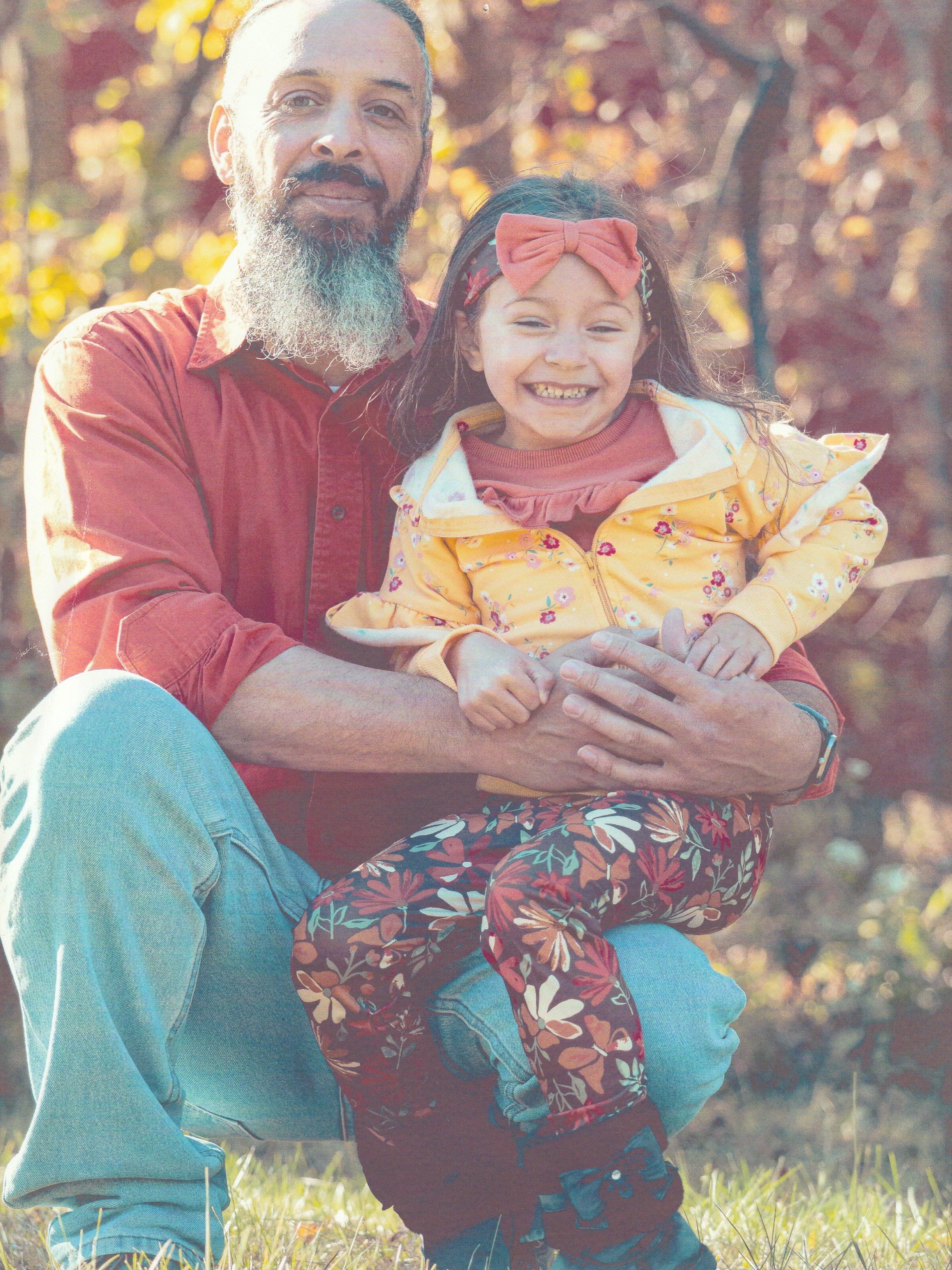 My Daughter and I in fall colors